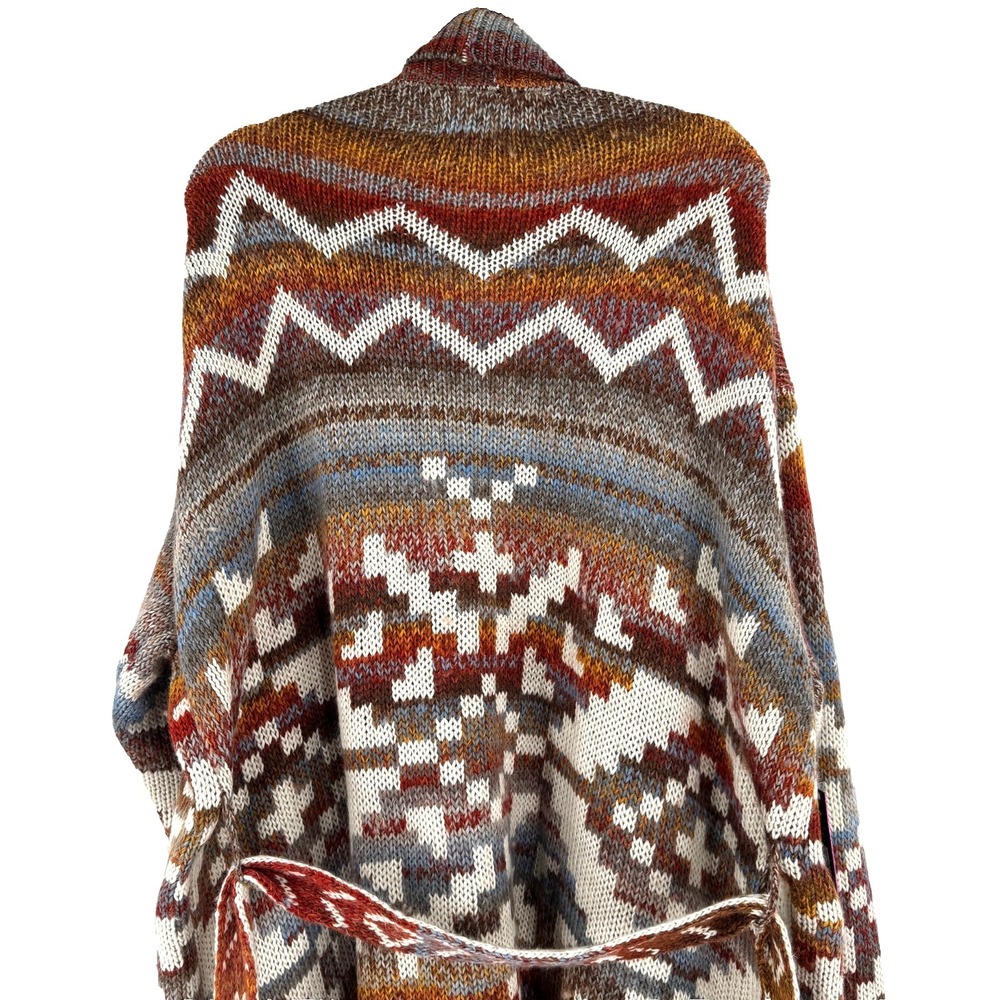 NEW Idyllwind Women's Myhr Southwestern Cardigan Sweater XXL Wool Cowgirl Duster - Picture 6 of 11